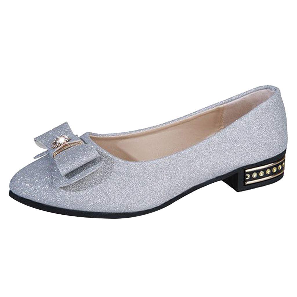 POTTON Women's Low Heel Pumps - Comfortable Casual Summer Dress Sandals with Butterfly Design for Work, Office & Party Wear | Breathable & Stylish Women's Shoes for Daily Use