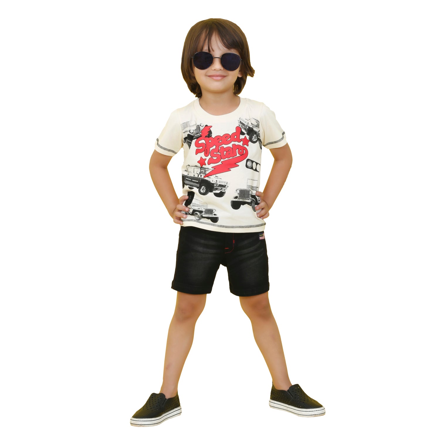 MashUp Junior Stylish Print Set - Trendy Kids' Outfit for School, Playdates & Special Occasions