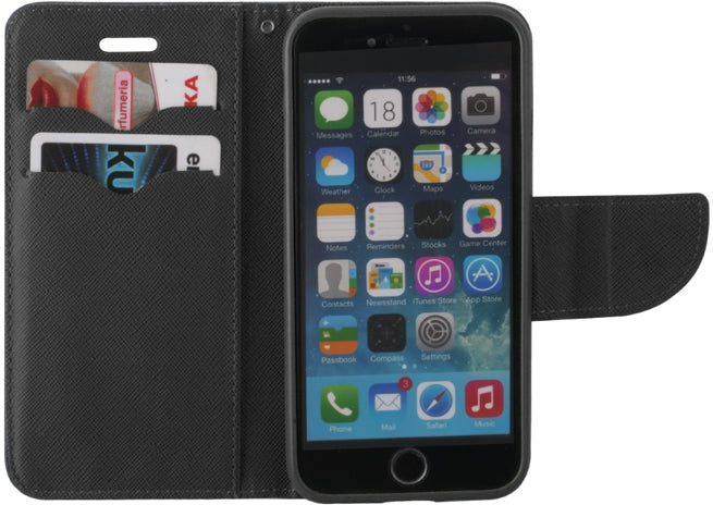 Apple iPhone 6 / 6S Wallet Case - Slim Protective Cover with Card Slots - Perfect for Everyday Use, Travel & Business (Black)