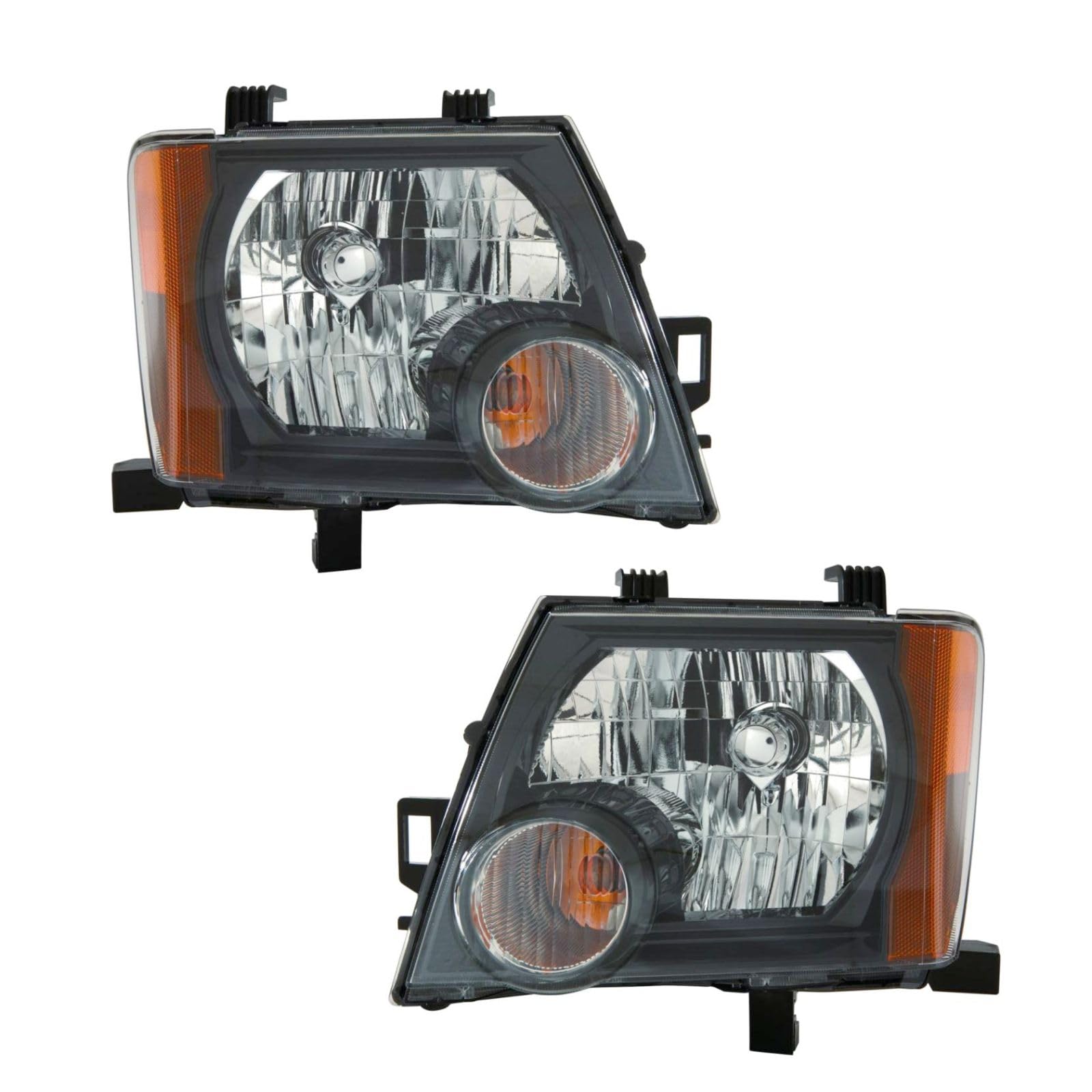 Nissan Xterra Headlight Assembly Set (2008-2015) - Driver & Passenger Side Replacement Headlights NI2502189 NI2503189 - Perfect for Night Driving & Off-Road Adventures
