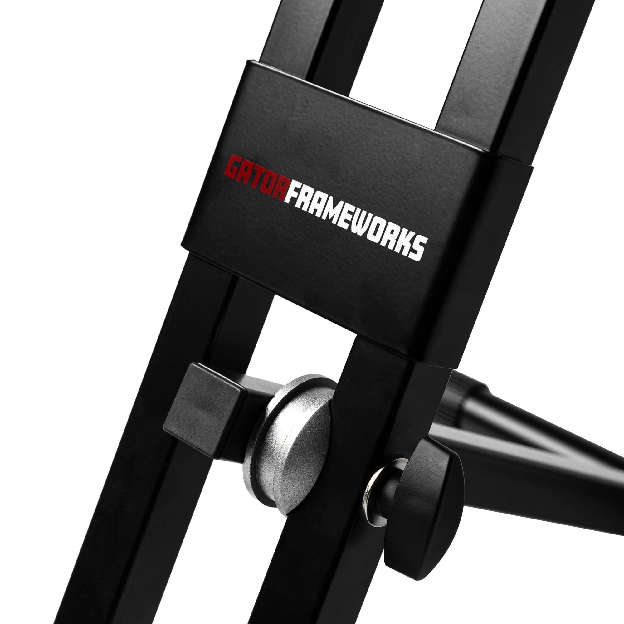 Gator Frameworks GFWGTRAMP200 High Profile Guitar Amp Stand - Heavy Duty & Adjustable for Digital Modelers, Head Units | Ideal for Live Performances, Studio Recording & Home Practice