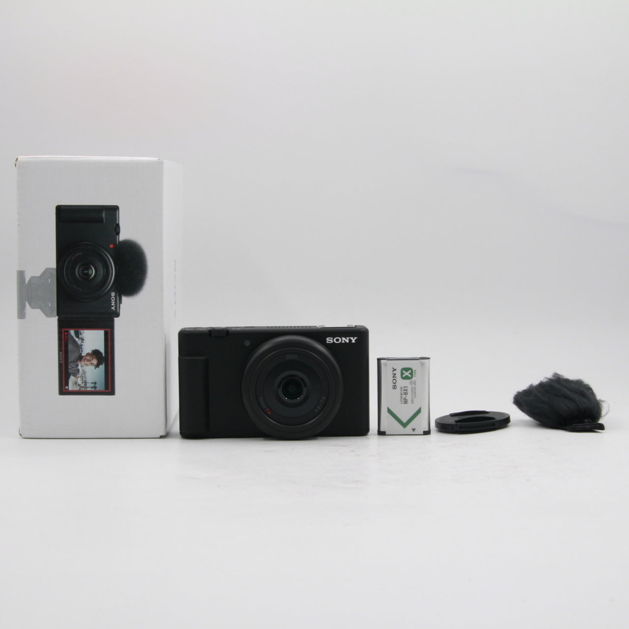 Open Box Sony ZV-1F Vlogging Camera (Black) - Compact Digital Camera for YouTube, Travel & Content Creation