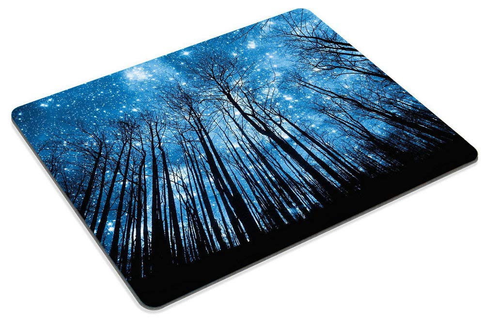 Premium Smooffly Gaming Mouse Pad - Psychedelic Starry Night & Galaxy Design, Non-Slip Rubber Base, Large Rectangle Mousepad for PC, Laptop, Office & Gaming Setup | Perfect for Esports, Work & Home Office