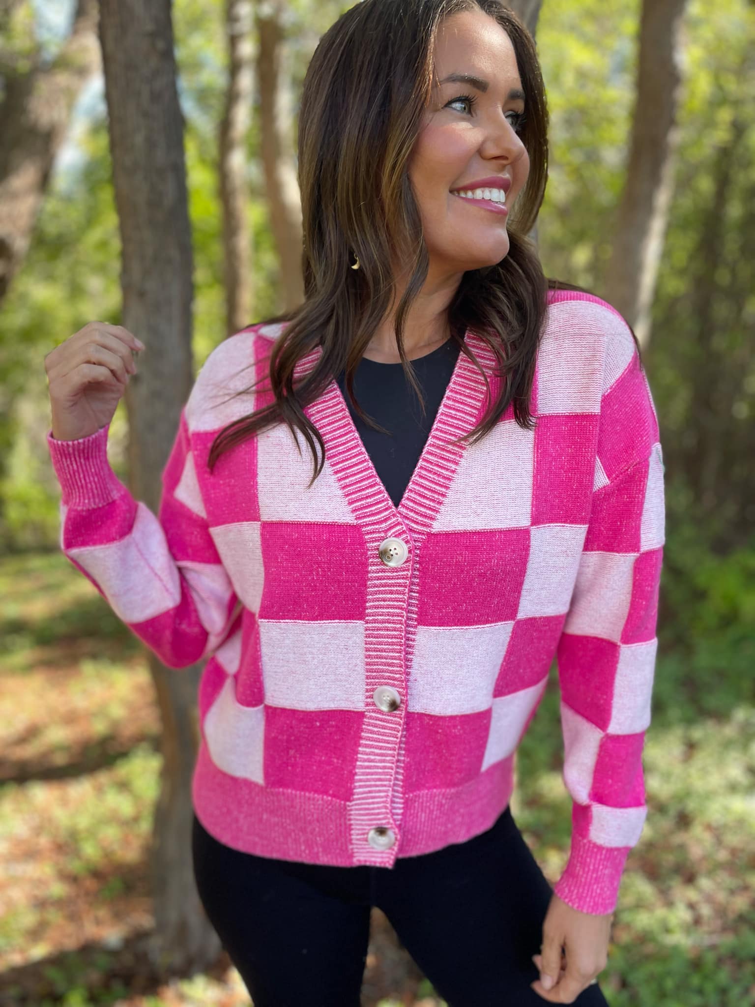 PREORDER: Stylish Checkered Cardigan for Women - 3 Color Options | Cozy Fall & Winter Fashion | Perfect for Casual Outfits, Office Wear & Date Nights