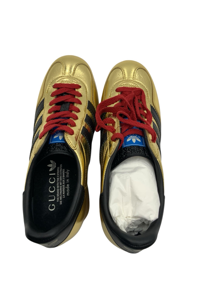 Gucci x Adidas Gazelle Wedge Sneakers for Women - Size 37.5 (US 7.5) | Fashionable Platform Sneakers for Casual Wear, Street Style & Everyday Comfort