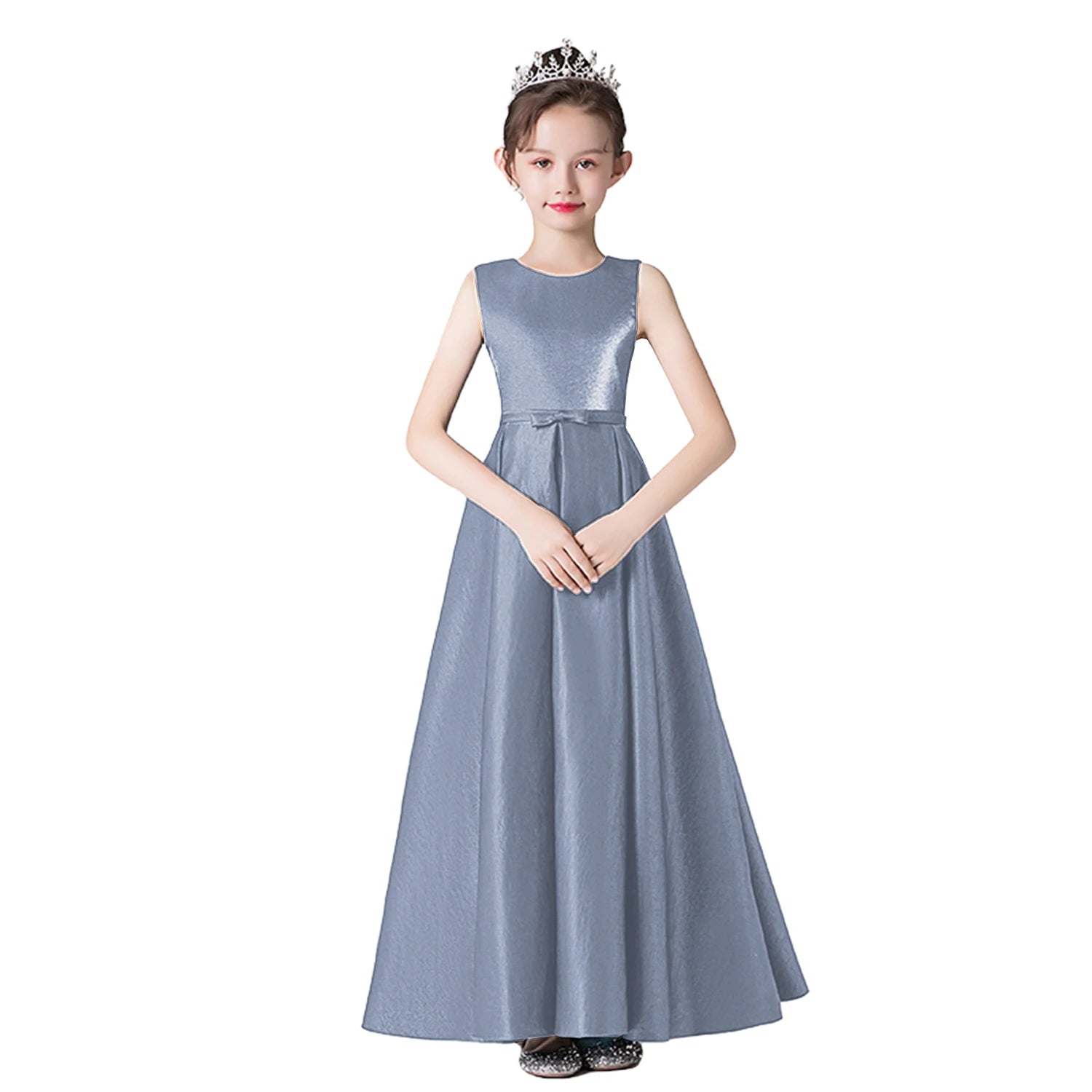 Elegant Christmas Dress for Girls - Long Sleeve Formal Gown for Banquet, Concert, Wedding & Party | Holiday Celebration & Special Occasions