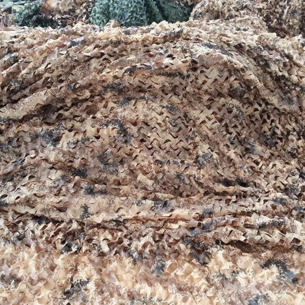 Desert Camouflage Netting - Lightweight Durable Army Mesh Camo Net for Camping, Military, Hunting & Shooting Blinds | Perfect for Outdoor Concealment, Plant Awnings & Canopy Covers