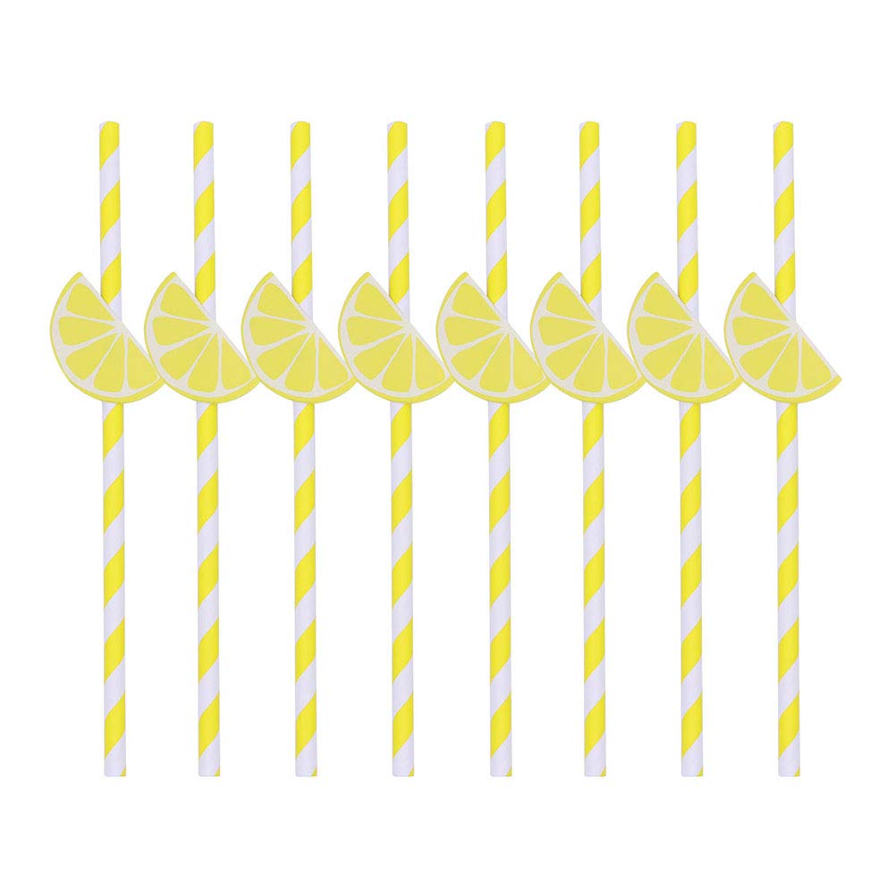 DOITOOL 30-Pack Biodegradable Paper Straws for Parties - Eco-Friendly Drinking Straws for Birthday, Wedding, Baby Shower & Summer Beverages