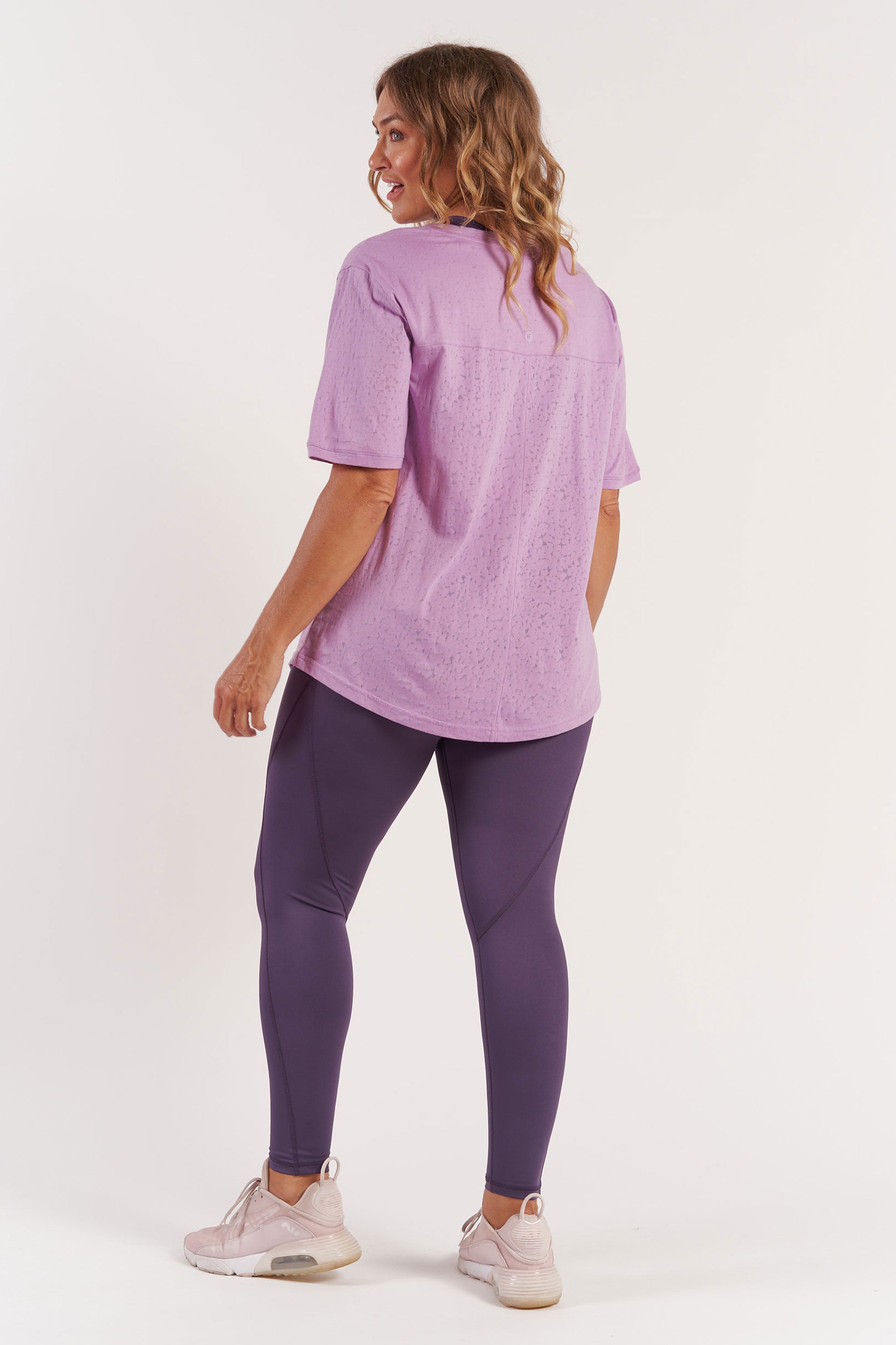 Stylish Burnout Purple Pocket T-Shirt for Men & Women | Soft & Comfortable Casual Wear | Perfect for Everyday Outfits, Street Style & Lounge