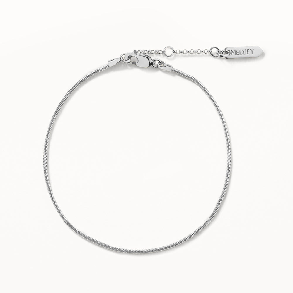 Elegant Silver Snake Chain Bracelet for Women - Perfect for Everyday Wear, Parties & Gifting