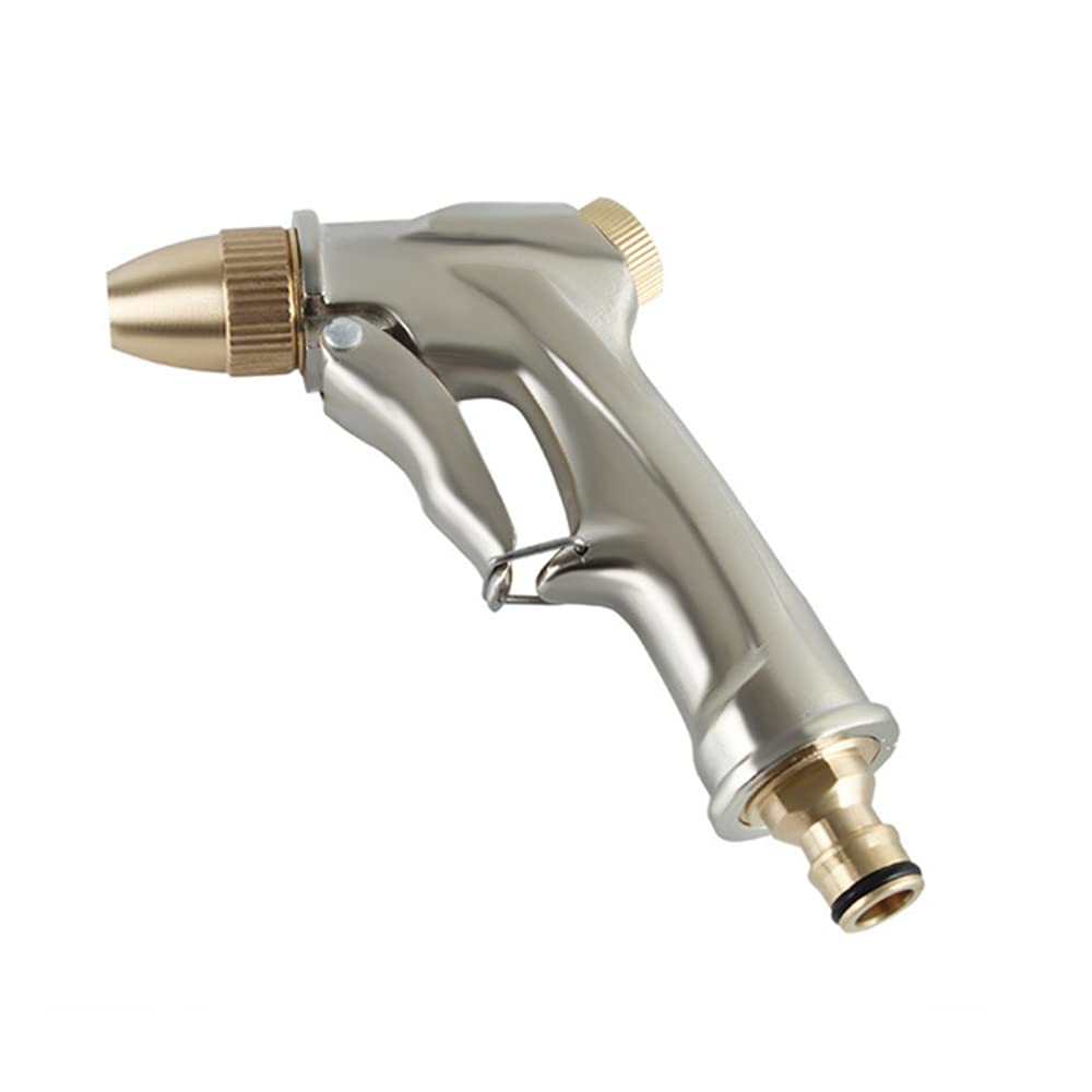 High Pressure Hose Spray Gun - Car Washing Nozzle, Garden Watering Sprinkler & Cleaning Water Jet Tool (Short Nozzle) | Perfect for Auto Detailing, Lawn Irrigation & Outdoor Cleaning