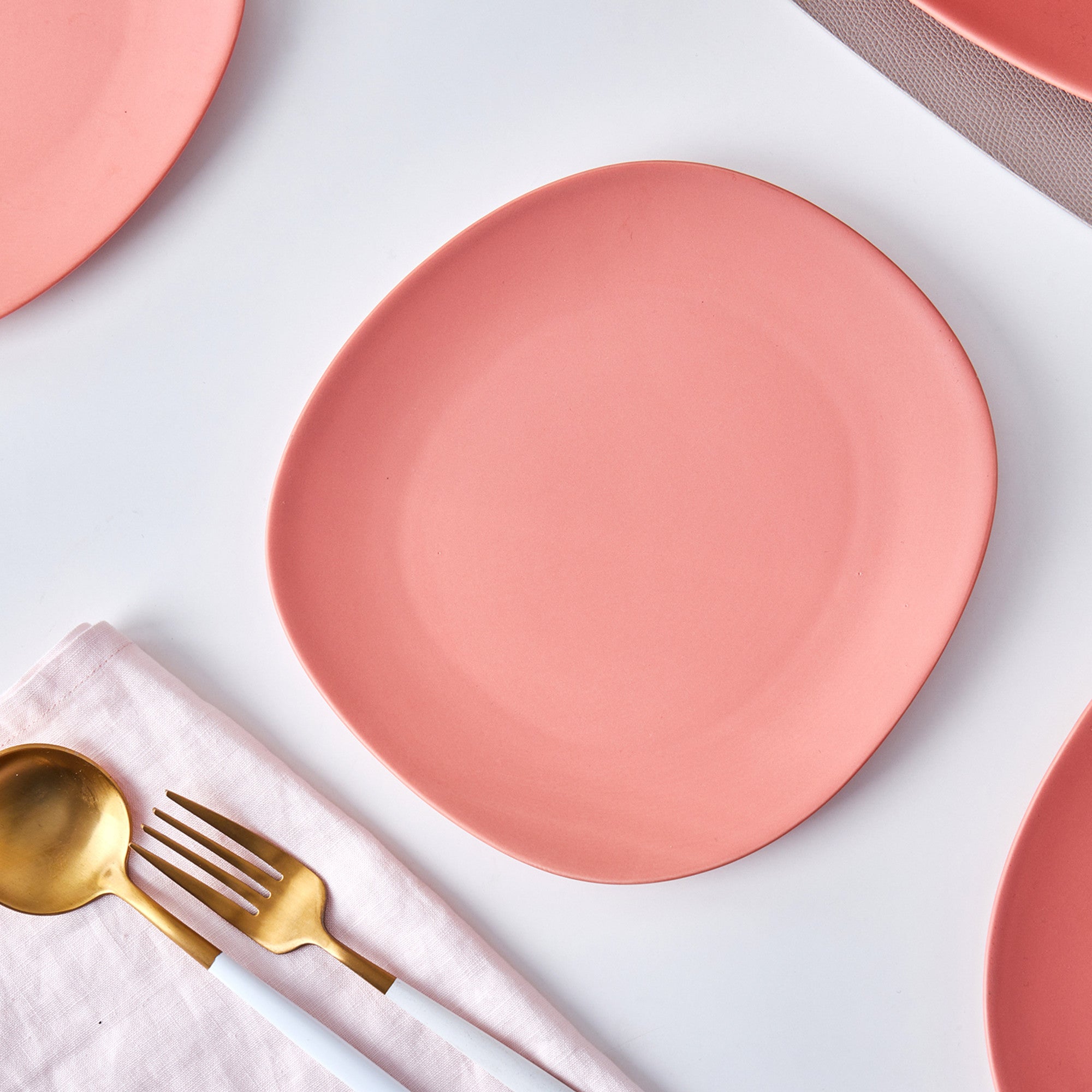 Delilah Porcelain Salad Plate Set of 6 - Elegant Dinnerware for Fine Dining, Parties & Home Decor | Dishwasher Safe & Chip Resistant