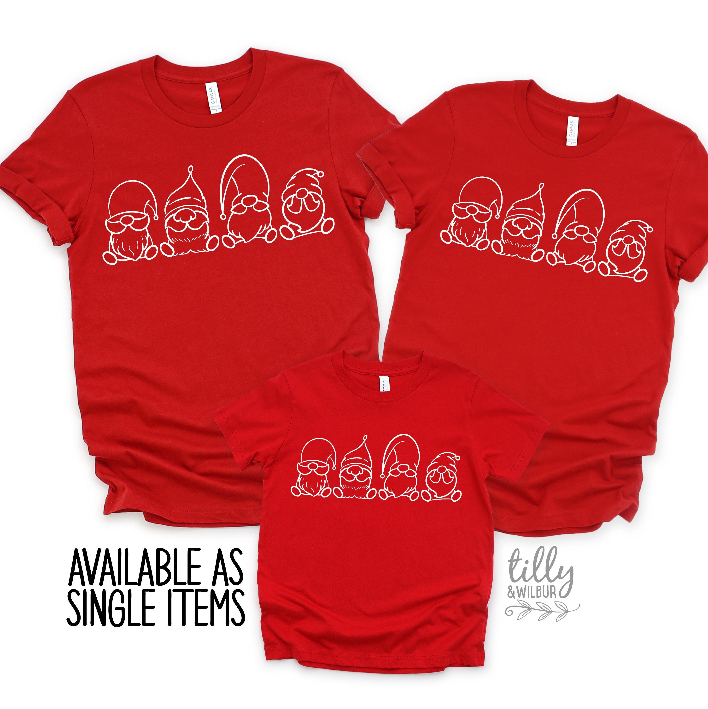 Festive Christmas Gnome T-Shirts for Men & Women - Multiple Colors Available - Perfect for Holiday Parties & Gifts