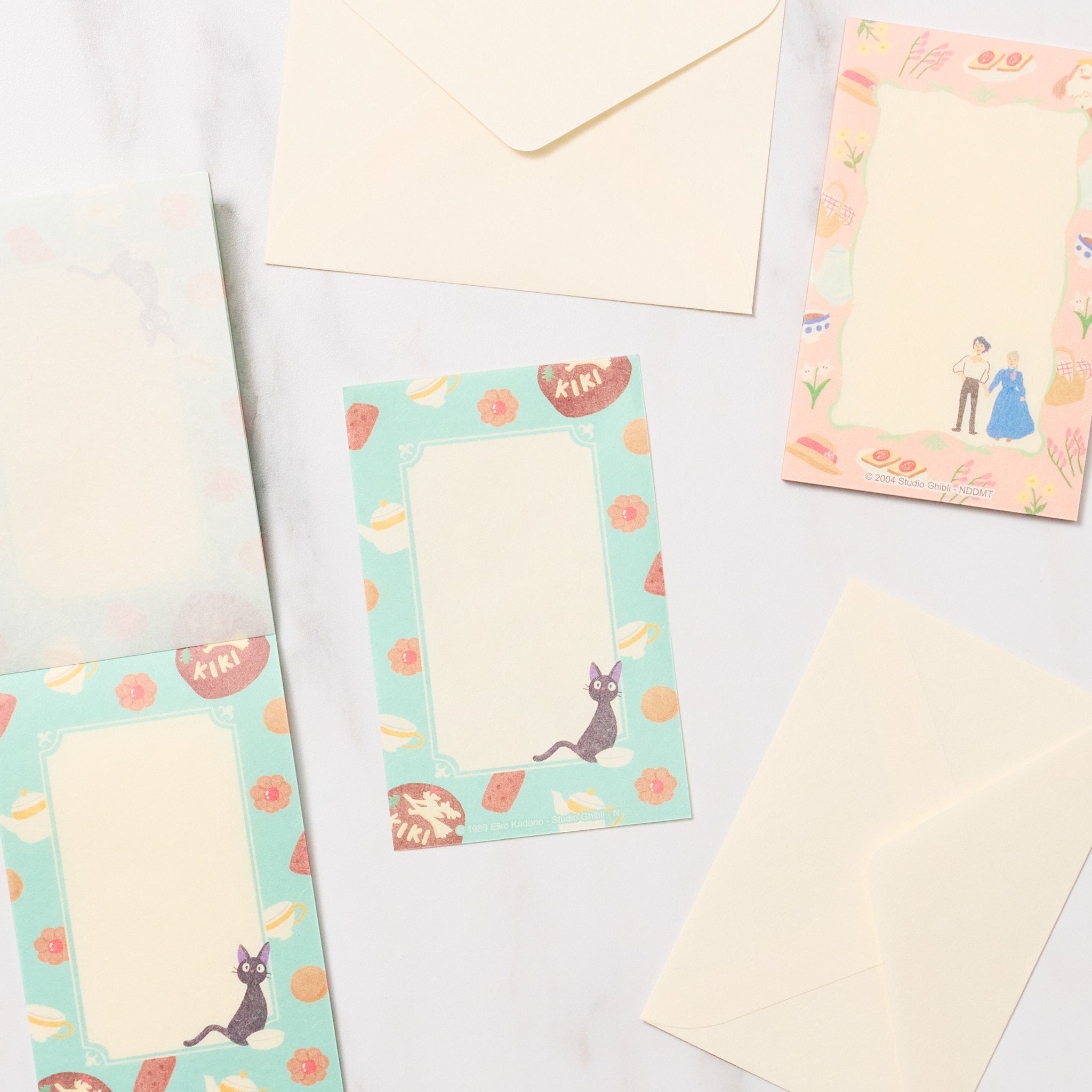 Studio Ghibli Mini Letter Set - Cute Stationery for Notes & Cards - Perfect for Journaling, Gift Giving, and Studio Ghibli Fans