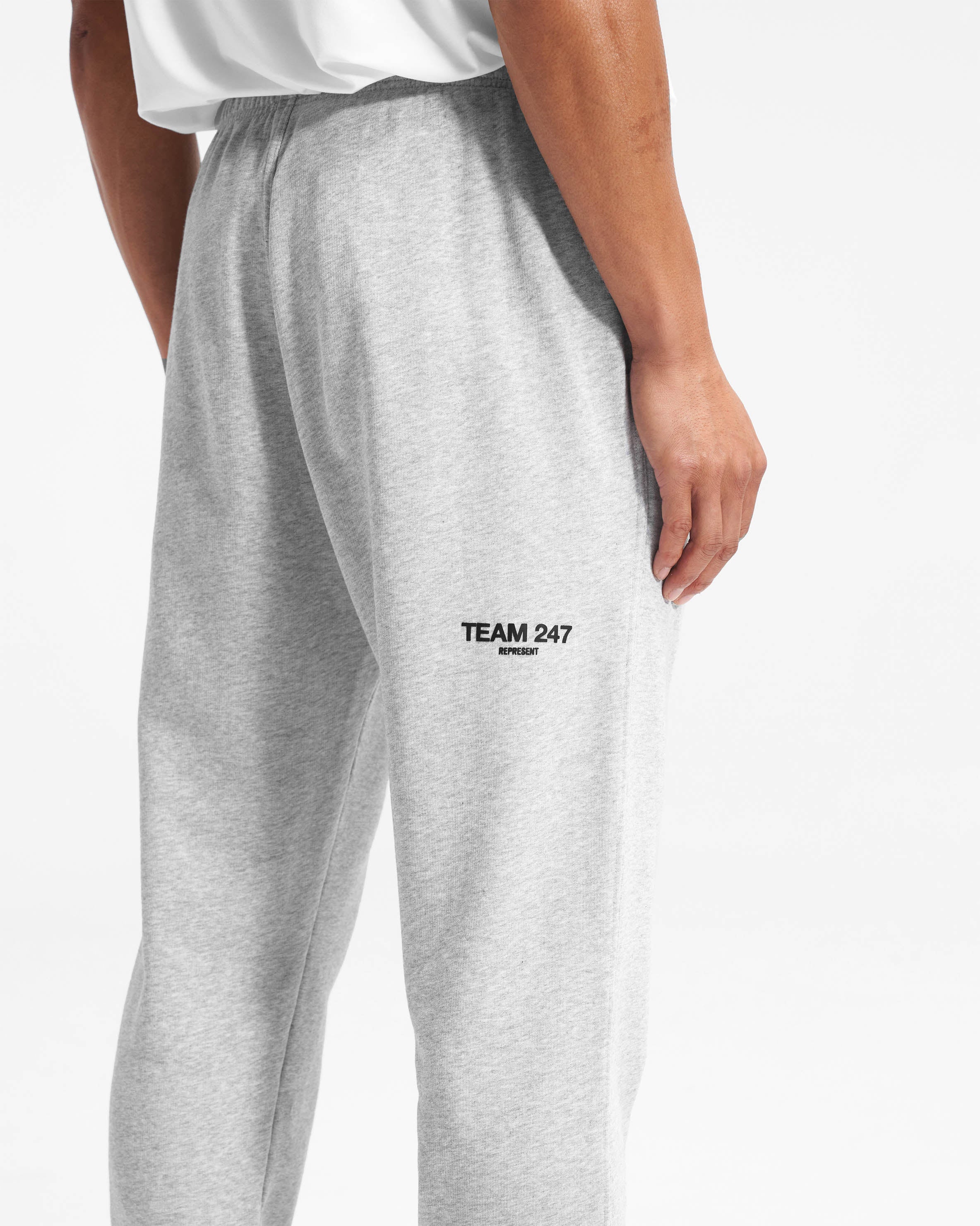 Team 247 Men's Sweatpants - Soft Comfortable Joggers with Pockets, Ash Grey | Perfect for Gym, Lounge & Casual Wear