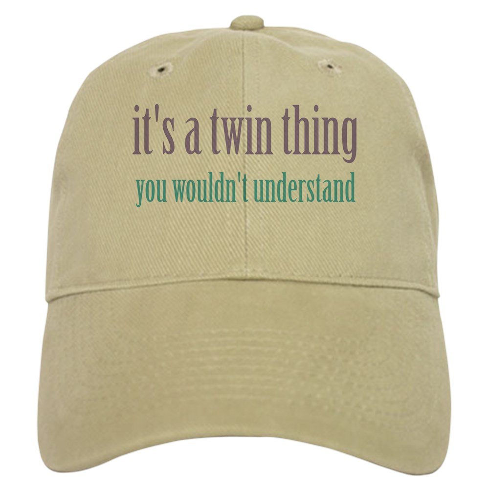 Twin Thing 2 Baseball Cap - Fun Matching Hats for Twins & Siblings