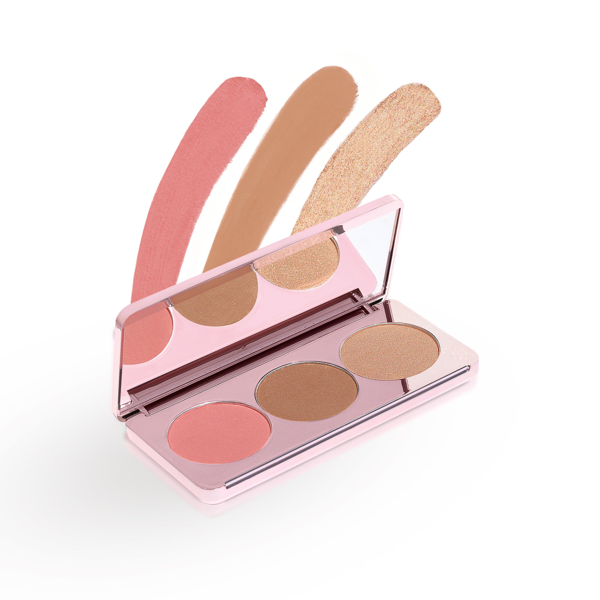 NEW Blush Me & Glow Face Palette - Contour & Highlight Makeup Kit for Cheeks & Eyes - Perfect for Everyday Glam & Special Occasions