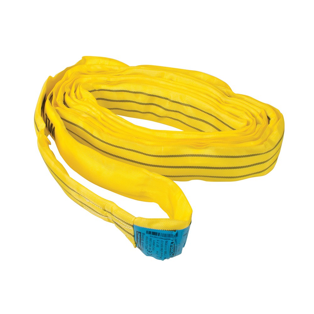 Endless Round Sling 3000 kg/3 m - Heavy Duty Lifting Sling for Construction, Towing & Industrial Use - Durable Webbing for Secure Load Handling
