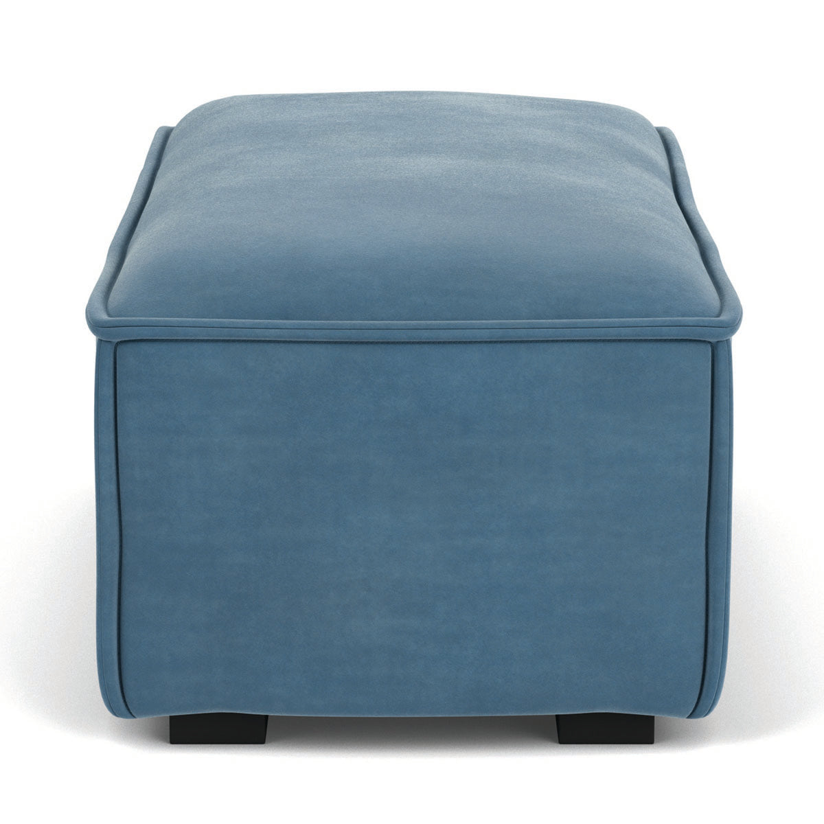 Premium Daphne Velvet Footrest - Soft & Comfortable Adjustable Height Ottoman for Home & Office - Perfect for Living Room, Bedroom, or Under Desk Use