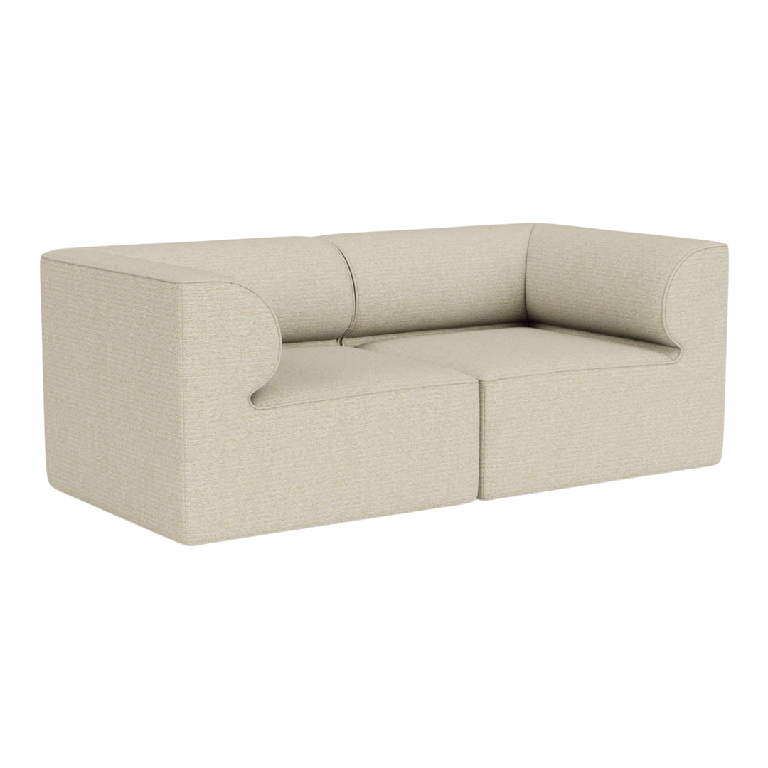 Modular Sofa 2 Seater - Modern Sectional Couch with Adjustable Configuration 1 for Living Room, Lounge & Small Spaces