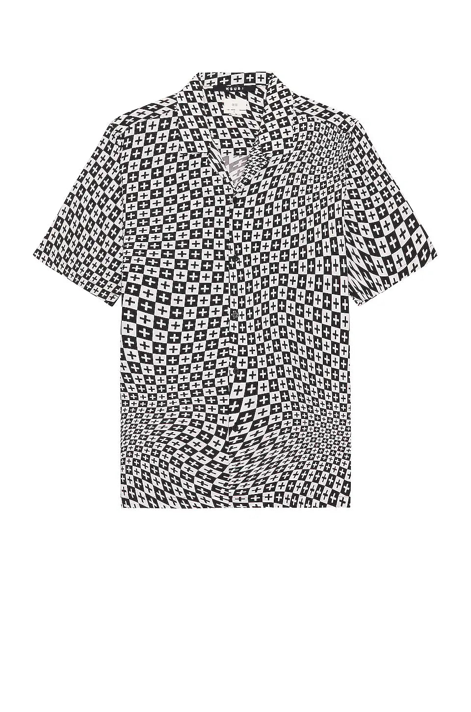 Resort Short Sleeve Shirt for Men - Black Casual Summer Top for Beach Vacation & Outdoor Activities