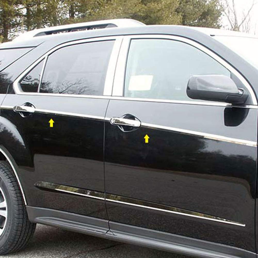12-Piece Chrome 1-Inch Accent Trim Kit for 2010-2017 Chevy Equinox - Perfect for Car Exterior Styling & Customization