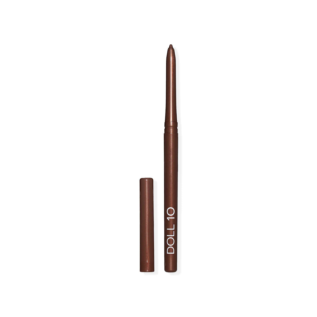 Doll 10 T.C.E Automatic Skinny Eyeliner - Waterproof & Smudge Proof - Perfect for Everyday Makeup & Professional Looks