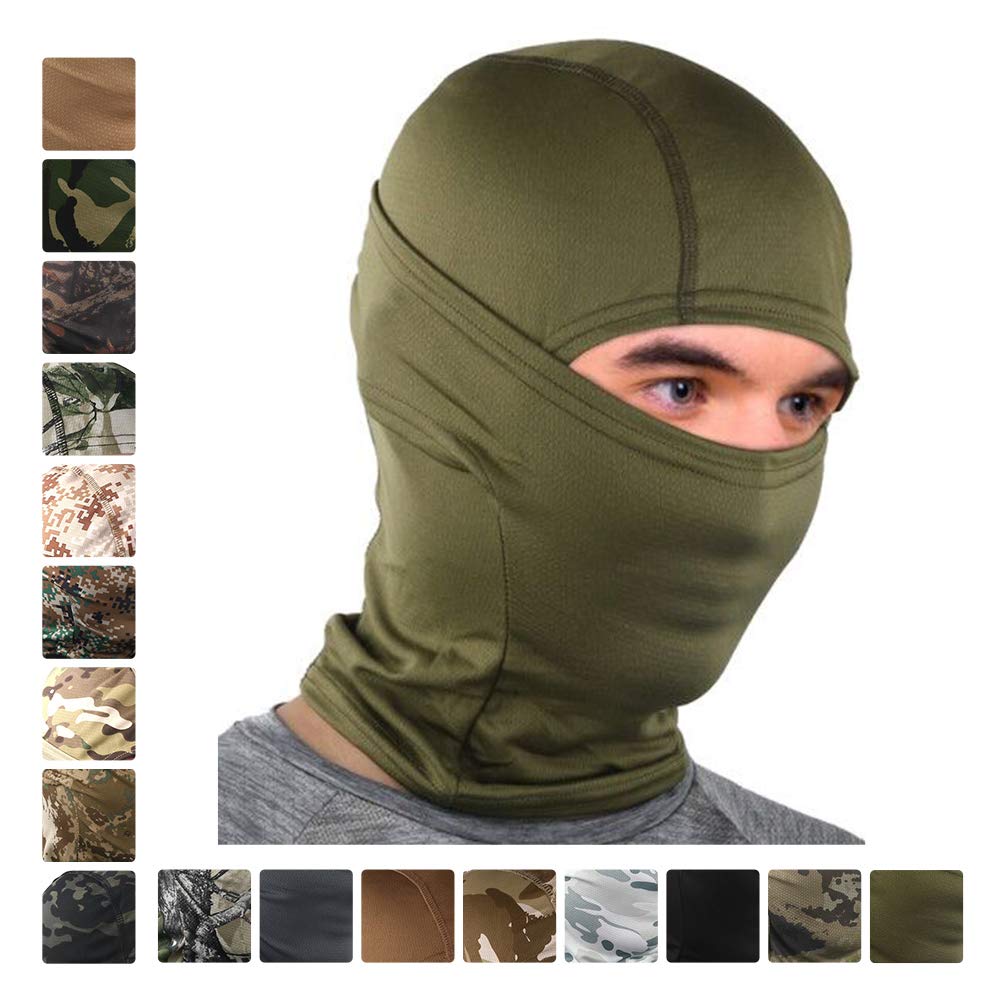 STARTAIKE Balaclava Face Mask - UV Protection, Windproof Tactical Hood for Skiing, Cycling, Outdoor Fishing & Hunting (Camo) - Perfect for Cold Weather & Extreme Sports