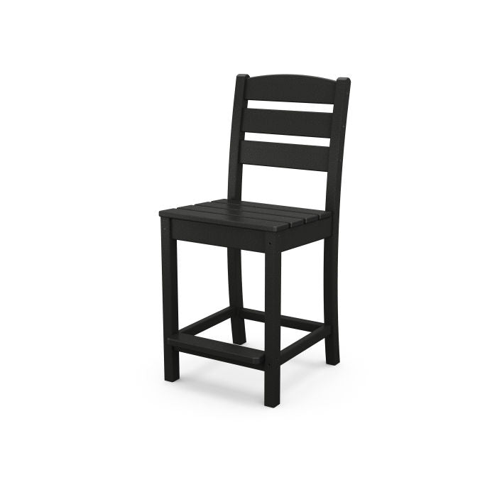 POLYWOOD Lakeside Counter Height Chair - Durable Outdoor Dining Chair for Patio, Deck, or Poolside - Perfect for Backyard, Garden, and Restaurant Use