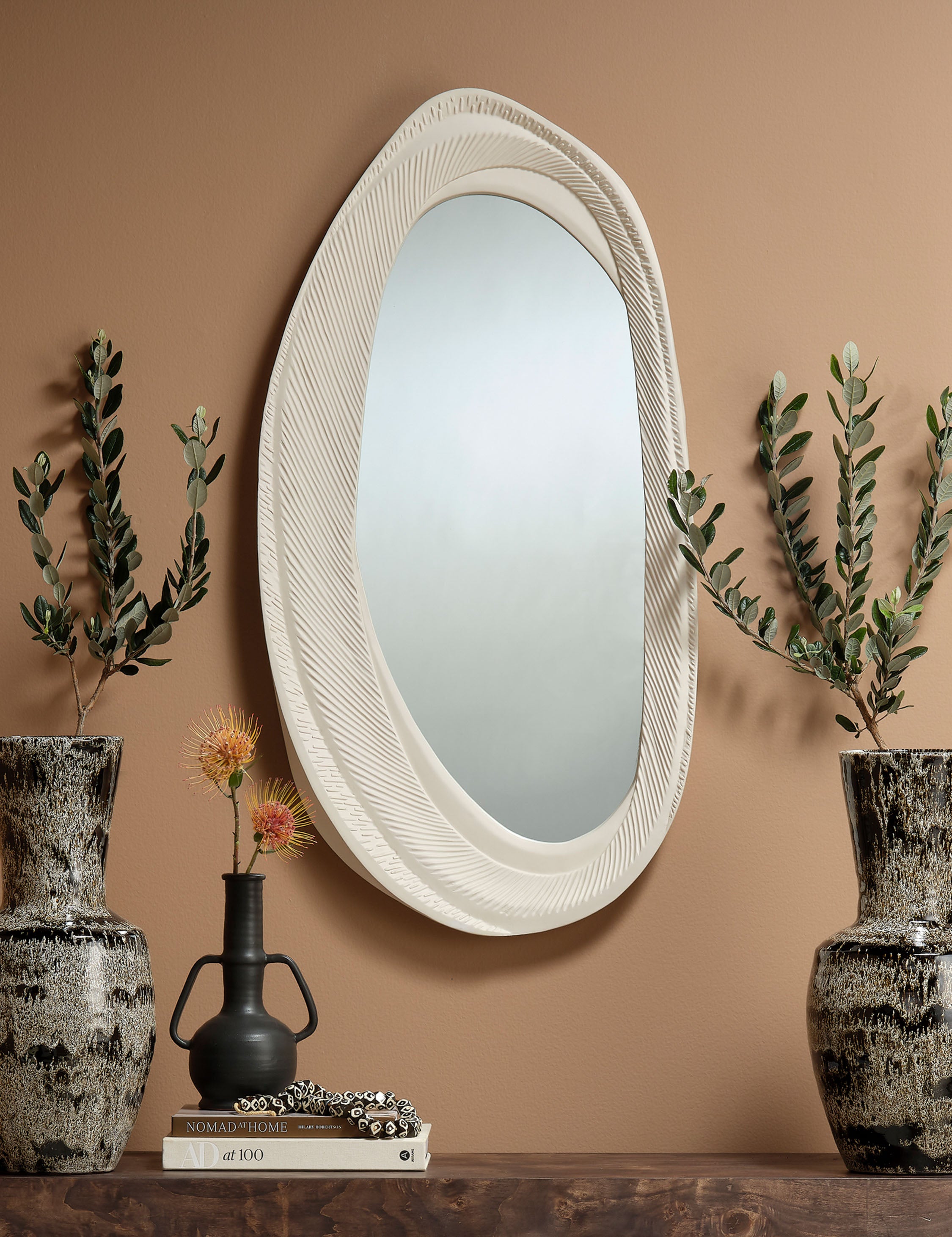 Astrid Mirror - Modern Wall Mirror for Home Decor & Vanity | Perfect for Living Room, Bedroom, Bathroom & Entryway