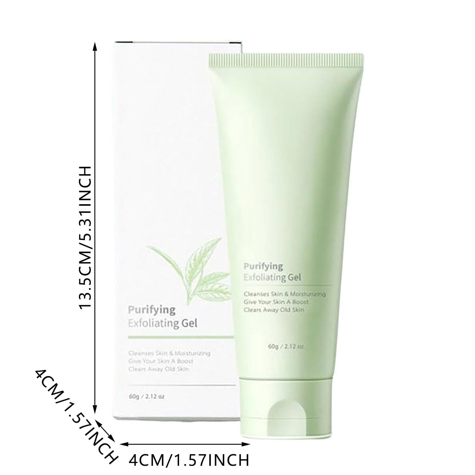 Greteam Exfoliating Gel & Scrub - Gentle Face & Body Exfoliator for Smooth Skin | Moisturizing & Cleansing Formula | Perfect for Daily Skincare Routine & Spa Days