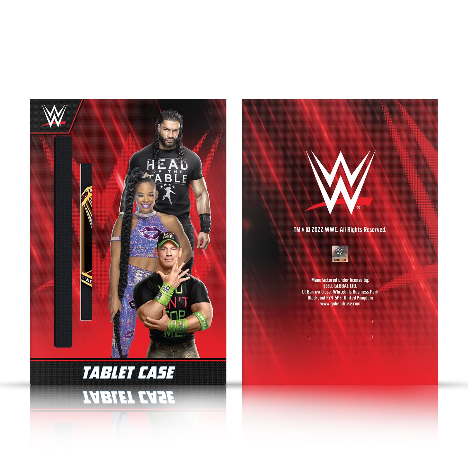 Official WWE The Rock Golden Brahma Bull Leather Wallet Case for Kindle Paperwhite 1/2/3 - Licensed Book Cover for Reading & Travel Protection