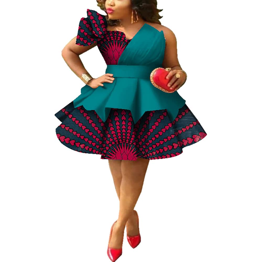 **African Print Dresses for Women - Ankara Dashiki Party Outfit, Summer Fashion Clothing for Casual Wear, Festivals & Special Events**