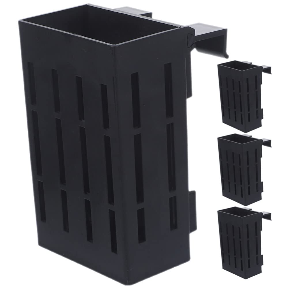 iPetboom 4Pcs Aquarium Plant Holder with Hooks - Hanging Fish Tank Planter for Live Aquatic Plants | Perfect Aquarium Decor for Freshwater Tanks, Betta Fish Habitats & Planted Aquascaping