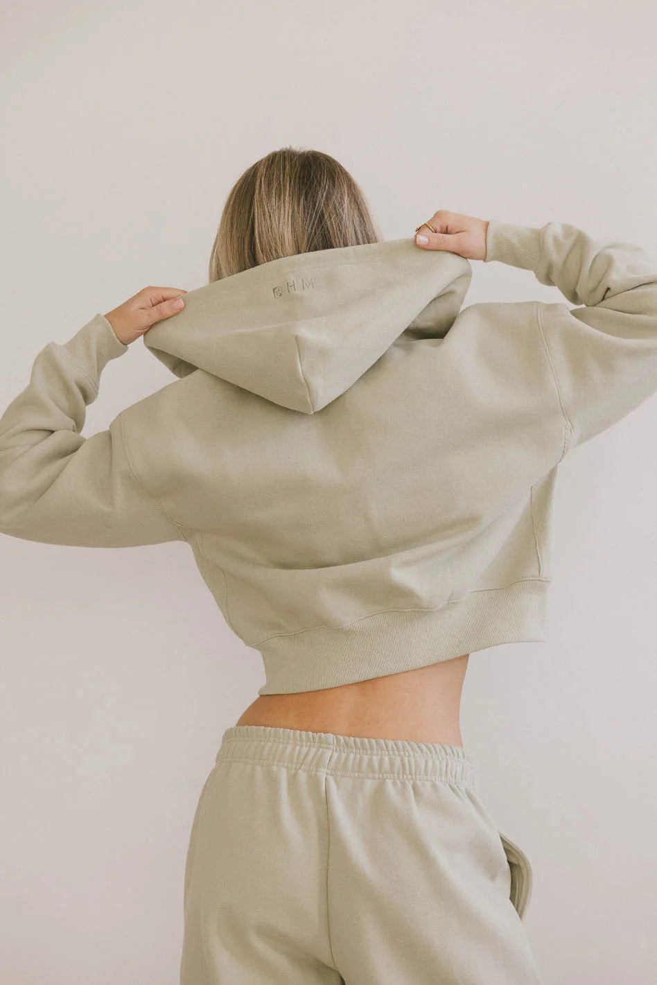 Ezra Sage Green Zip Up Hoodie for Women - Lightweight Casual Jacket for Outdoor Activities, Travel & Lounge Wear