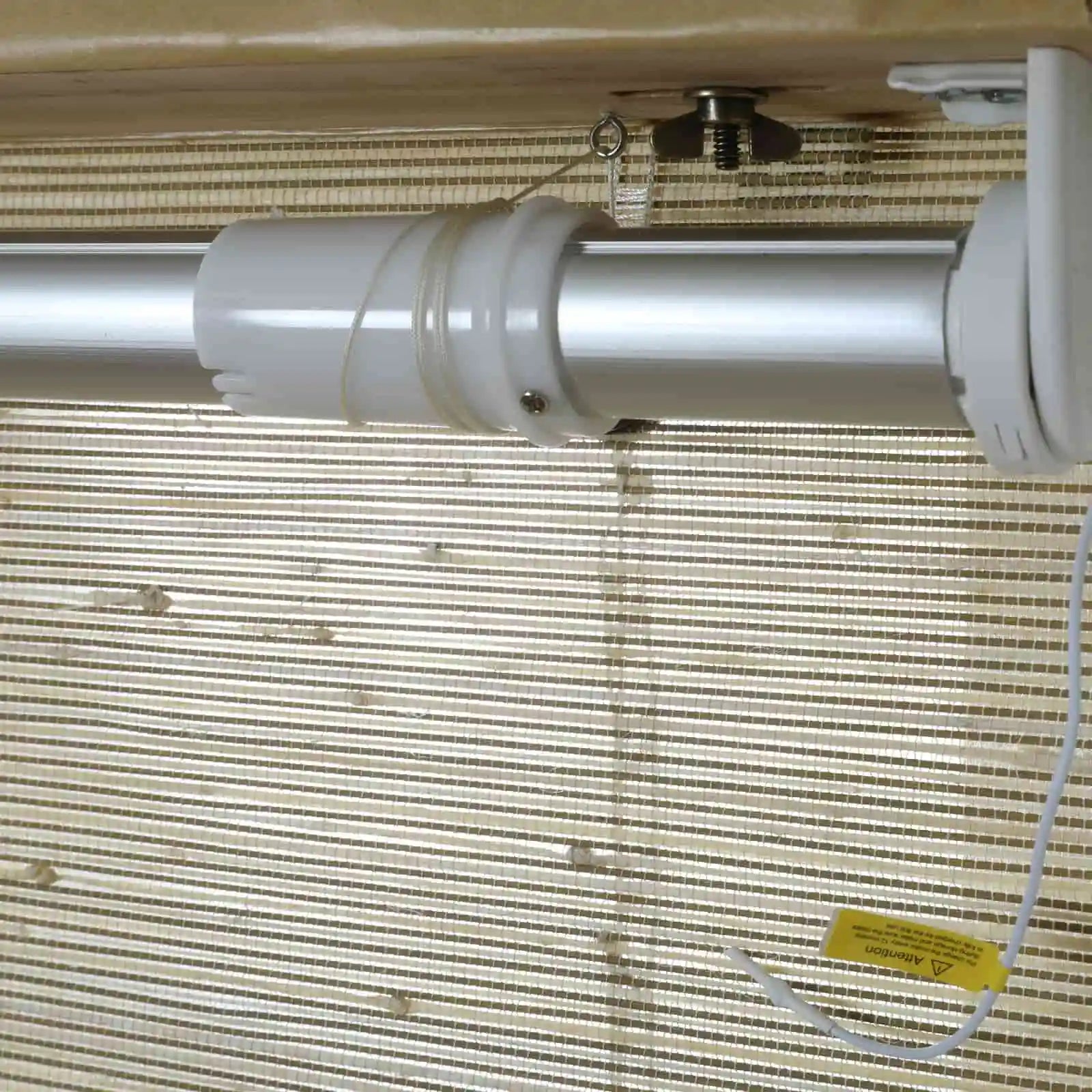 Rae Motorized Window Shades - Bamboo Woven Series P | Smart Home Automation | Perfect for Living Room, Bedroom & Office