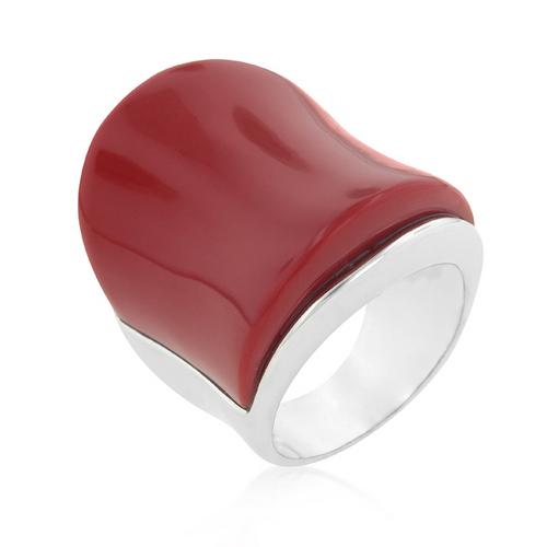 Vintage Big Red Cocktail Ring for Women - Elegant Statement Jewelry for Parties, Weddings & Special Occasions