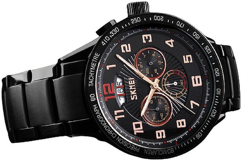 Stylish Men's Quartz Watch 9176 - Waterproof & Durable Wristwatch for Business, Casual & Outdoor Activities