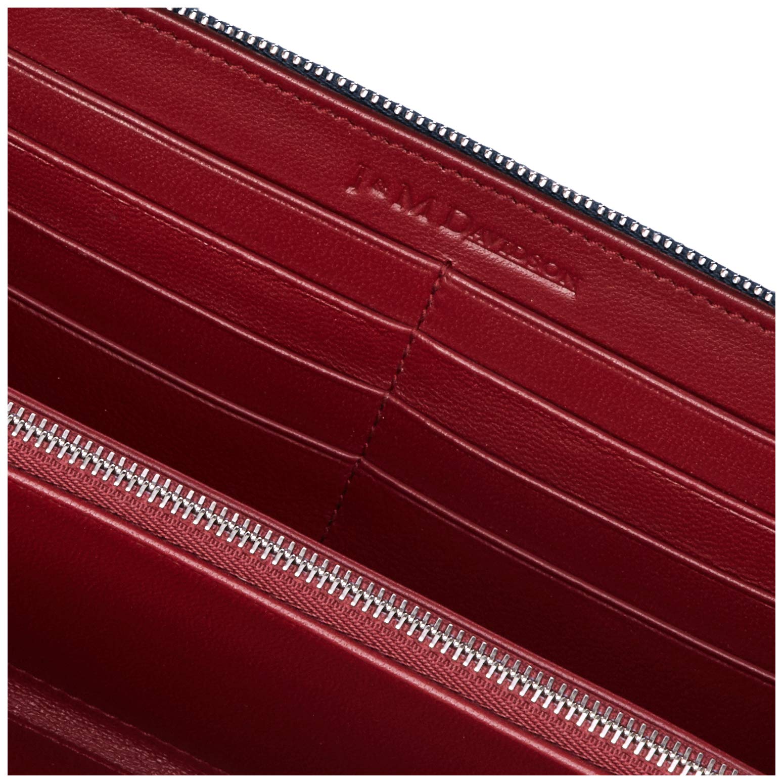 J&M Davidson Zip Around Wallet 10221N 7314 - Women's Long Leather Wallet for Credit Cards & Cash, Midnight Blue - Perfect for Everyday Use, Travel & Gift Giving