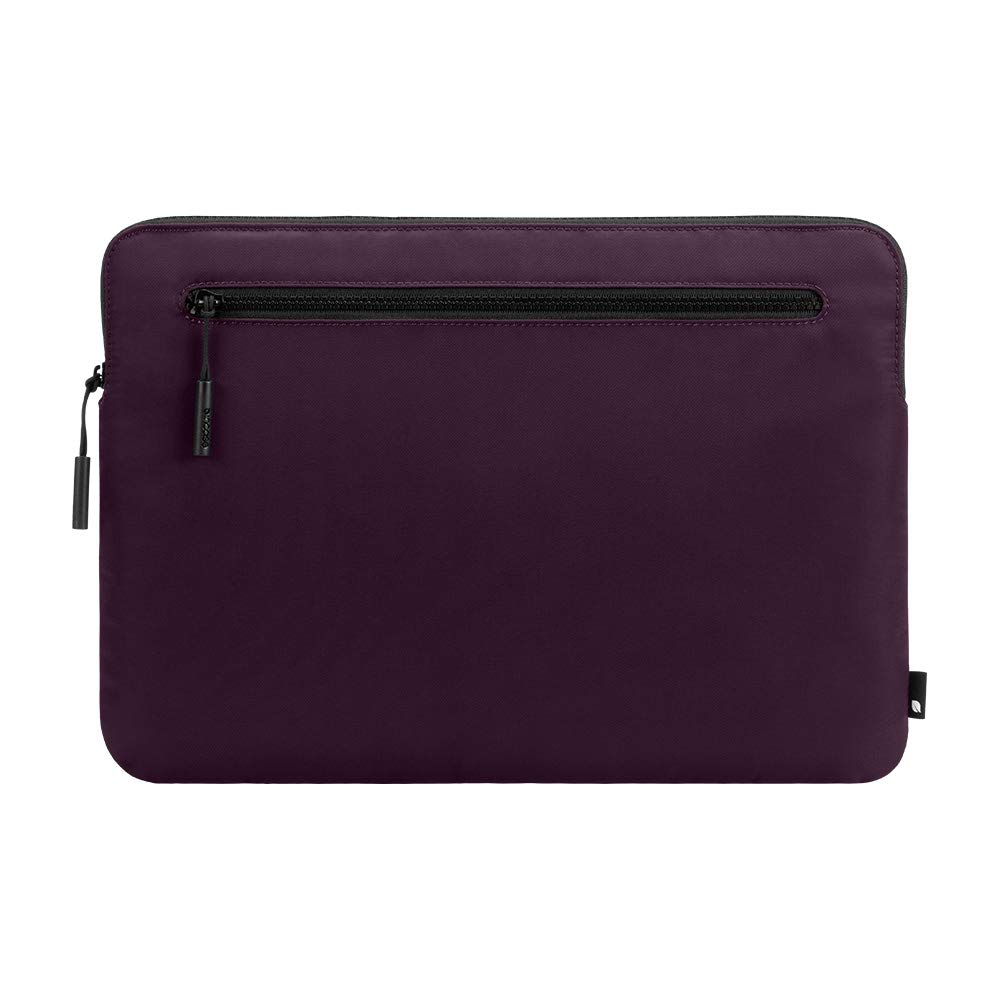 Incase Compact Laptop Sleeve 13-Inch - Lightweight & Weather Resistant Flight Nylon Case for MacBook, Laptop, iPad, Tablet - Includes Slip Pocket for Accessories (Misty Orange) - Perfect for Travel, Work & School