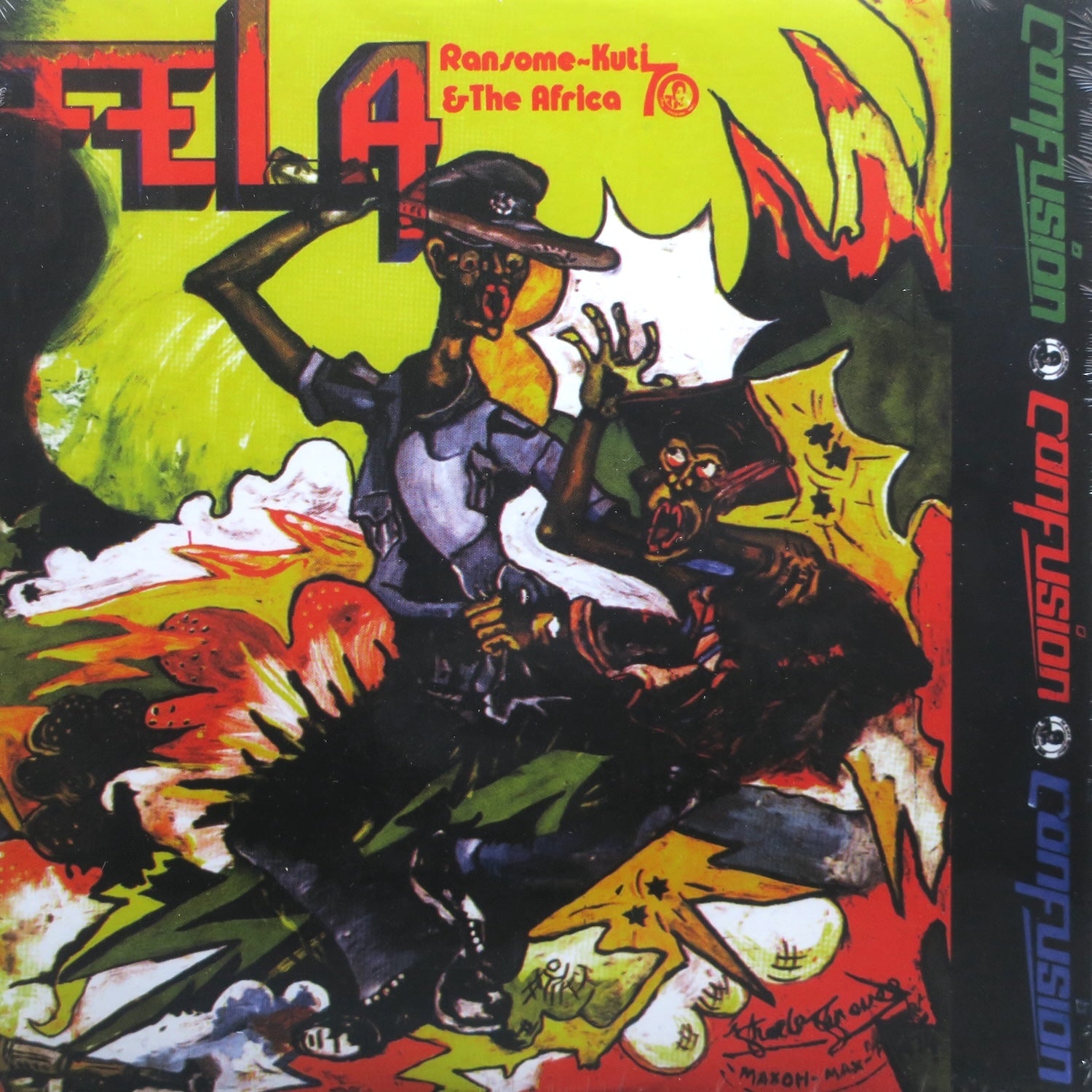 FELA KUTI 'Confusion' Vinyl LP Record - Afrobeat Classic Music Album for Collectors & Music Lovers - Perfect for Home Listening, Parties & DJ Sets