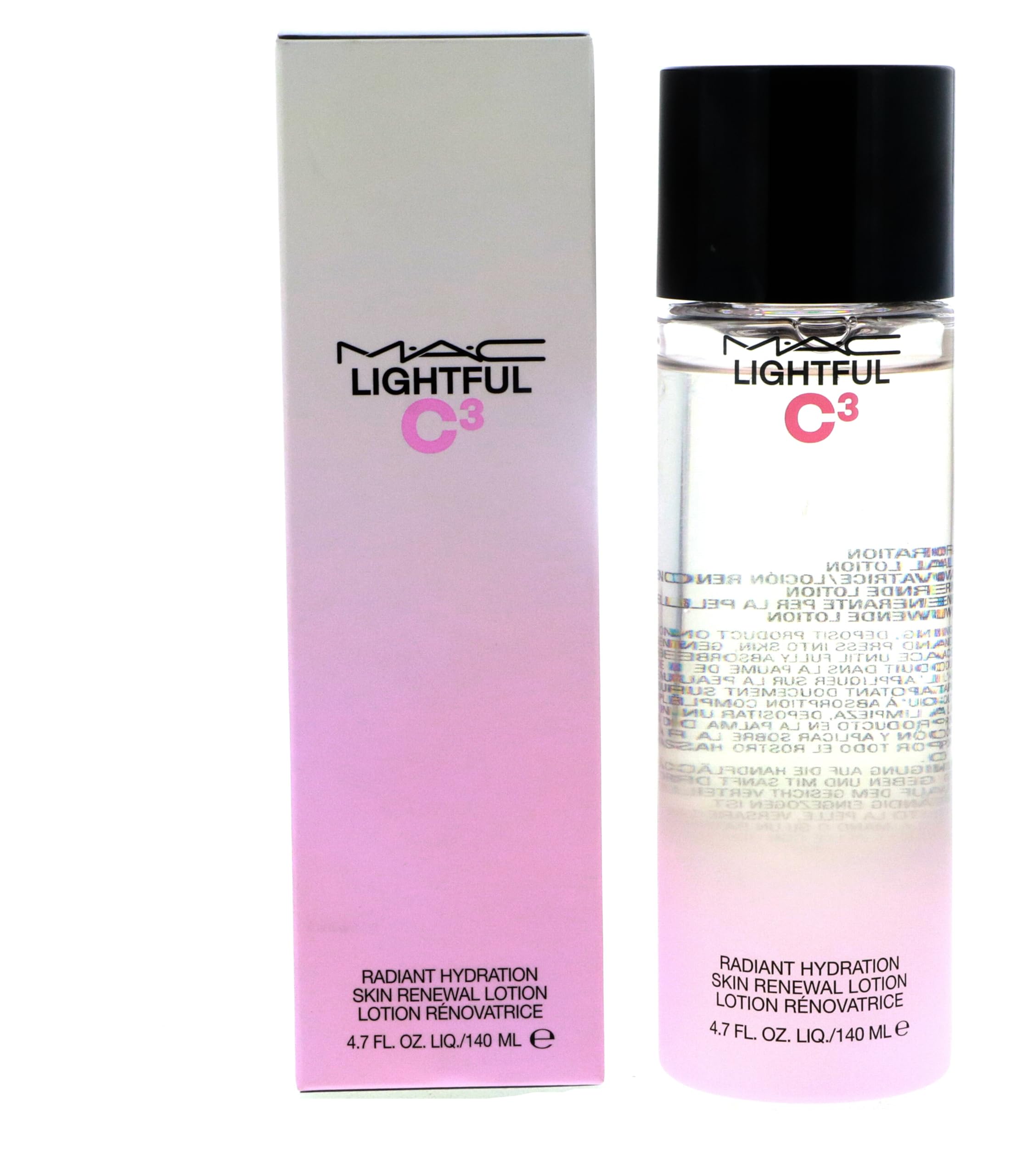 M.A.C Cosmetics Lightful C3 Radiant Hydration Skin Renewal Lotion - Brightening & Moisturizing Face Cream for Dull Skin | Day & Night Skincare Routine