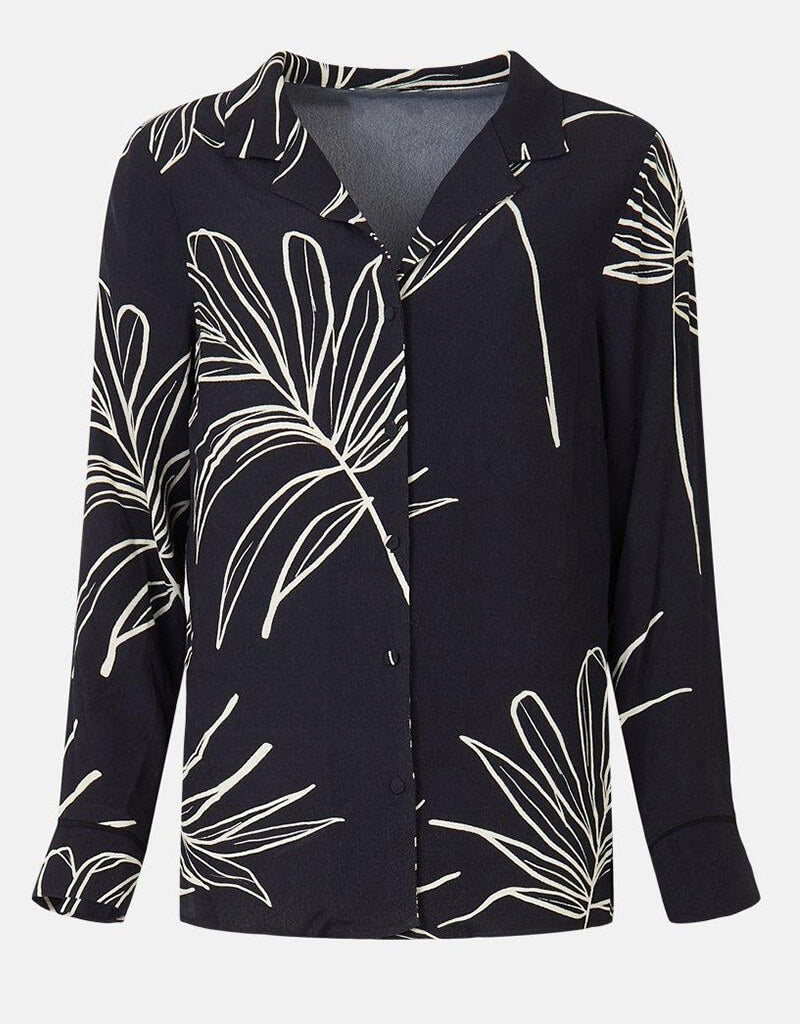 Latest Black Printed Oversized Shirt & Pants Set - Trendy Loose Fit Outfit for Women, Casual Streetwear, Plus Size Fashion - Perfect for Daily Wear, Travel, and Relaxation