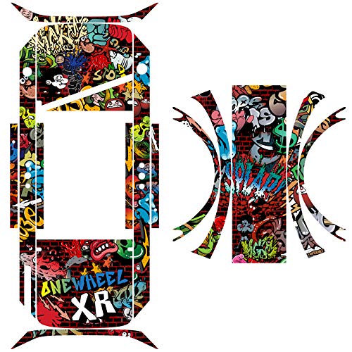 OneWheel Plus XR Graphics Kit - Graffiti Design Rail & Fender Decals with Grip Tape by Senge Graphics | EARTH SURF DESIGNS for Custom Styling & Enhanced Grip | Perfect for Street Riding & Personalizing Your Electric Skateboard