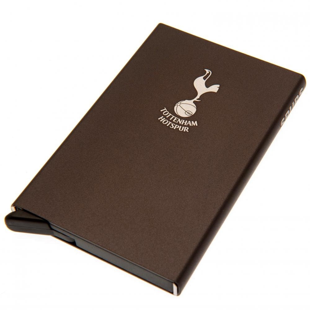 Tottenham Hotspur RFID Blocking Aluminum Card Holder - Slim Wallet for Credit Cards & ID Protection - Perfect for Soccer Fans & Travel Security