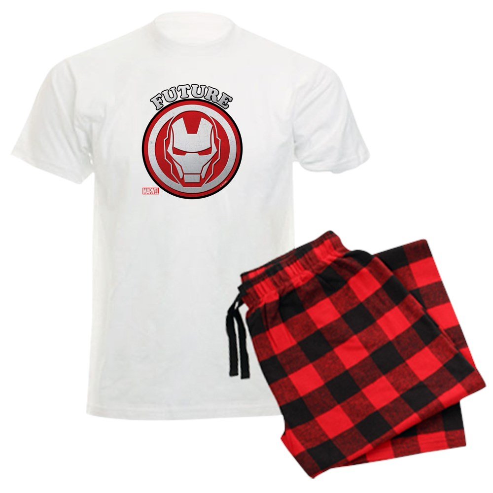 Marvel Iron Man Future Men's Lightweight Pajama Set - Superhero Sleepwear for Comic Fans & Lounge Wear | Perfect for Gifts, Movie Nights & Relaxing at Home