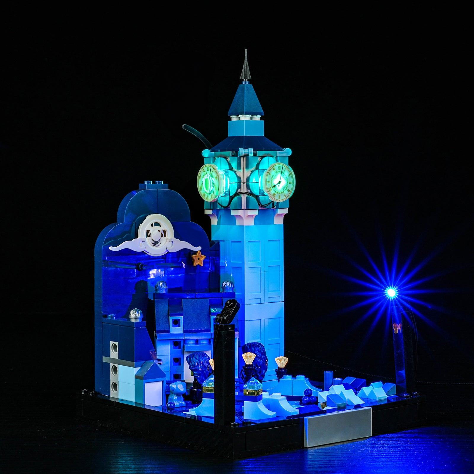 LEGO Peter Pan & Wendy's Flight over London 43232 Building Kit with Light - Disney Movie Set for Kids & Collectors - Perfect for Bedroom Decor & Playtime Adventures