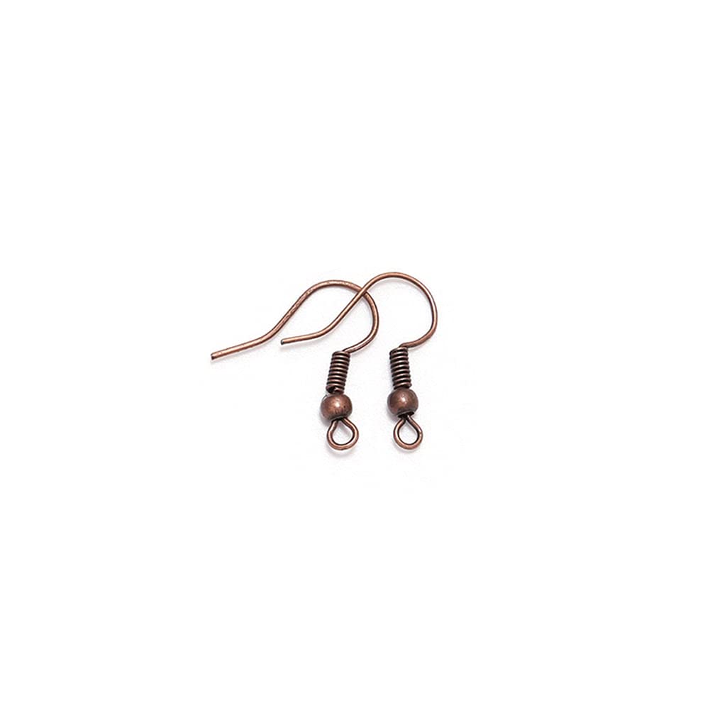 DIY Jewelry Making Supplies - 200 Pcs Bronze French Hook Ear Wires for Earrings | Jewelry Findings for Handmade Earrings, Necklaces & Craft Projects