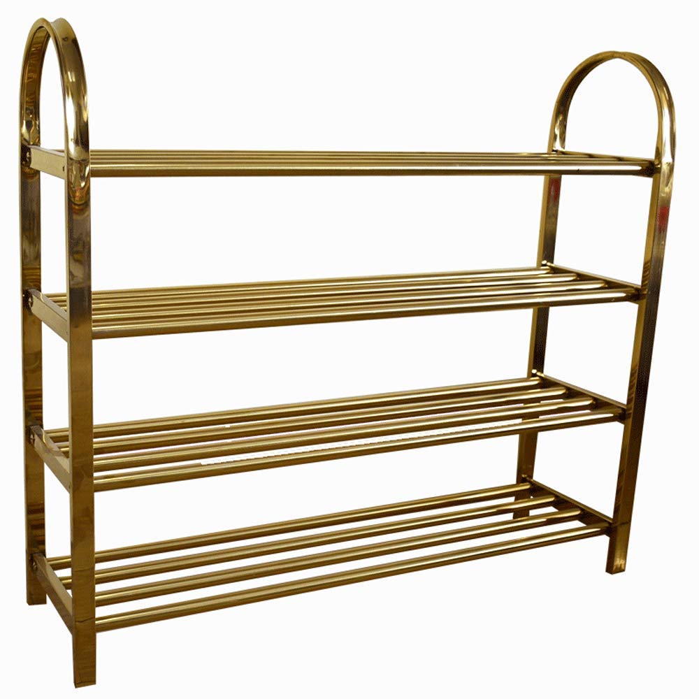 KMMK Stainless Steel Shoe Rack - 5-Tier Large Capacity Shoe Organizer with Reinforced Frame for Home, Dorm, Living Room | Easy Assembly & Dustproof Storage | Perfect for Entryway, Closet & Apartment Organization