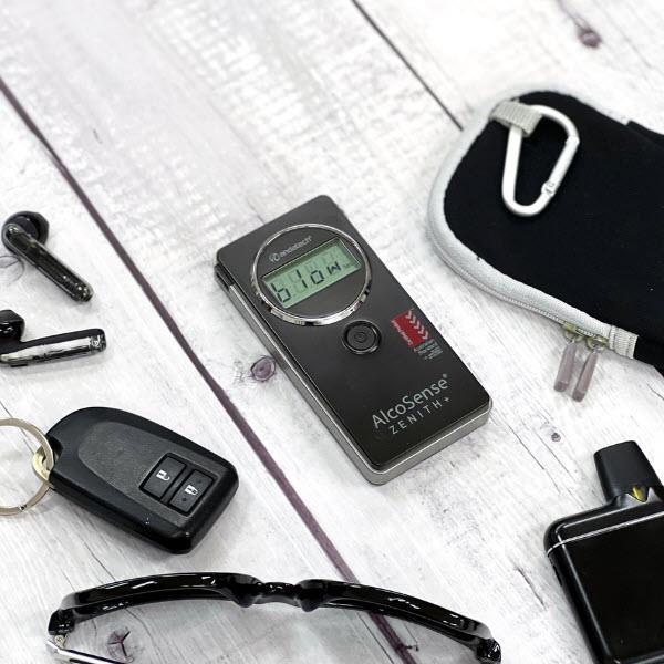 Andatech Alcosense Zenith+ Personal Breathalyser - Professional Alcohol Breath Tester for Accurate BAC Measurement | Perfect for Drivers, Workplace Safety & Personal Use